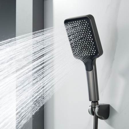 Смеситель для ванны Shevanik S9952T, оружейная сталь
