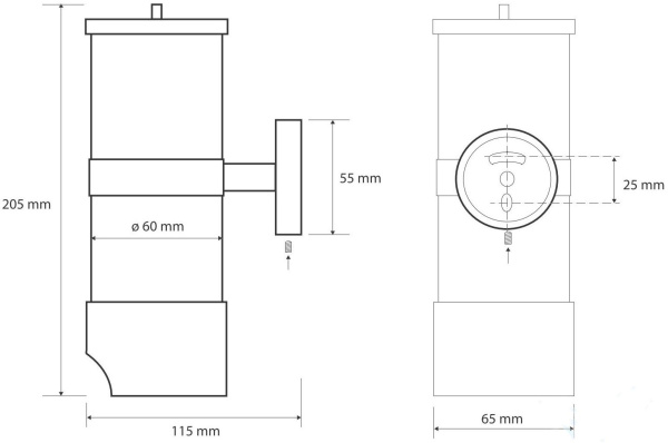 Диспенсер для косметических дисков Bemeta Omega 146503172