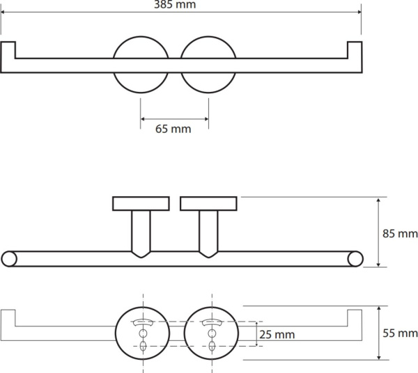 Держатель туалетной бумаги Bemeta White 104201074