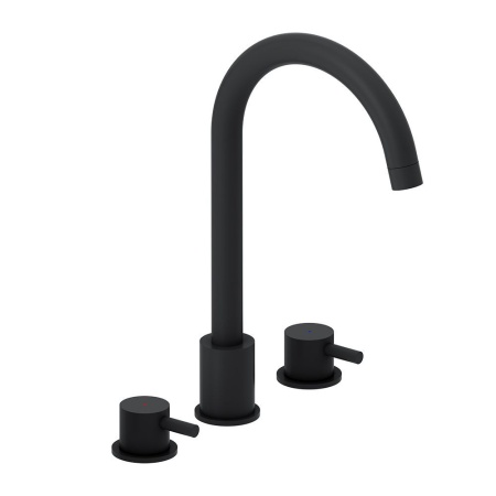 360200300 Scandinavian Pure Смеситель для умывальника Damixa, встраиваемый в столешницу, трёхсекционный, че
