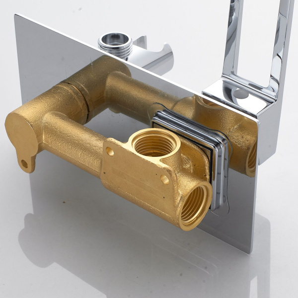 Гигиенический душ со смесителем Shevanik S137T, оружейная сталь