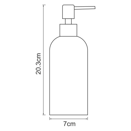 Дозатор для жидкого мыла WasserKRAFT Neime K-1999
