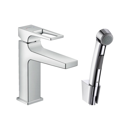 Hansgrohe Metropol Смеситель для раковины с гигиеническим душем хром 74522000