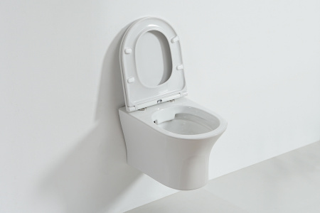 Orange Y01100w унитаз подвесной безободковый, с микролифтом