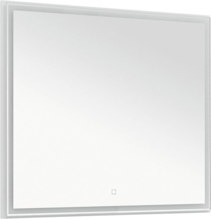 Зеркало Aquanet Nova Lite 90 белый LED