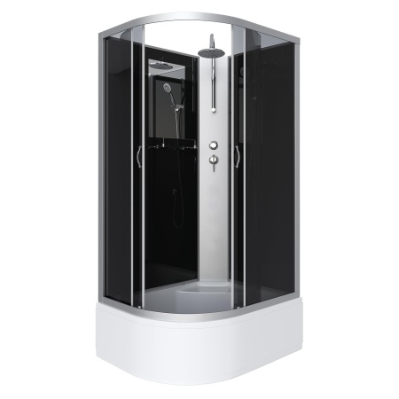 Душевая кабина Niagara Classic NG-2510-14RBKT 120х80х210-240, высокий поддон 40 см, стекло тонированное