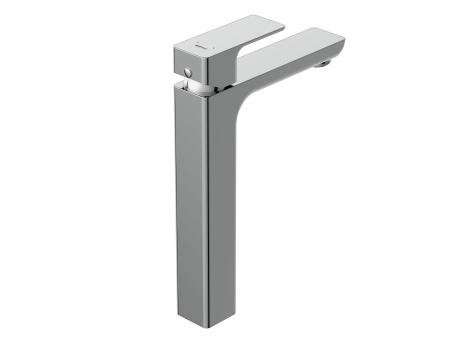 Смеситель для раковины Cersanit GEO высокий однорычажный клик клак, 63043