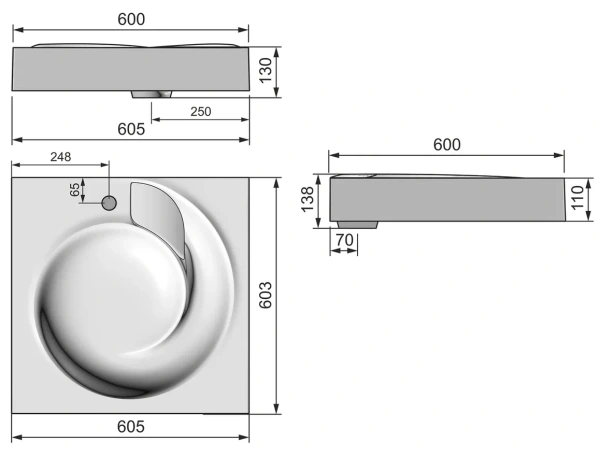 Раковина Madera QoPP 60 4627173210140