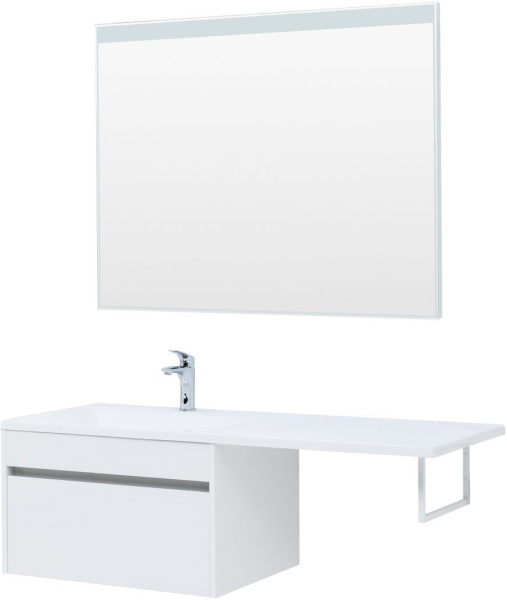 Тумба под раковину Aquanet Токио 68 белый (подвесная, 1 ящик)