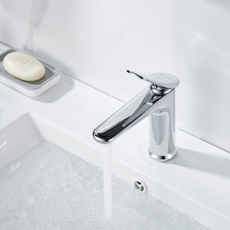 Смеситель для раковины Shevanik S4701, хром