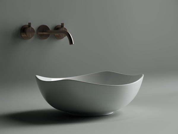 Умывальник Ceramicanova чаша накладная овальная Element 560x400x155мм