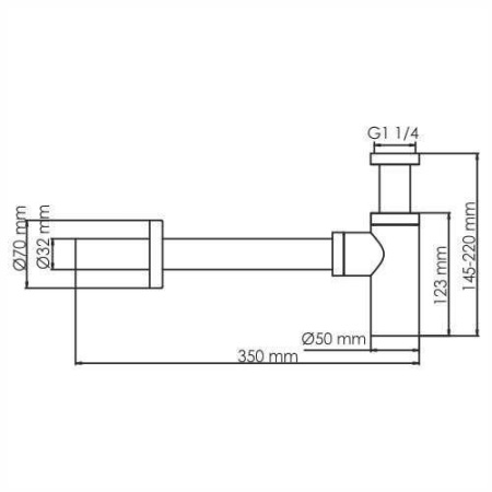 Сифон для раковины WasserKRAFT Sauer A173