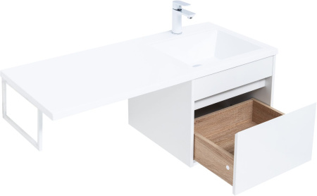 Тумба под раковину Aquanet Токио 48 белый (подвесная, 1 ящик)