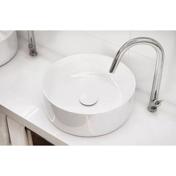 Раковина на столешницу Cersanit CREA 38 RING, P-UM-CRE38/1-oc-R