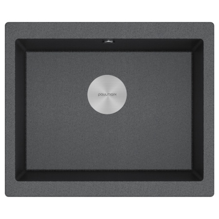 Мойка GERA 60, IT-GRANIT, PM205546-DG, графит, 555х460, подст. мон. Paulmark