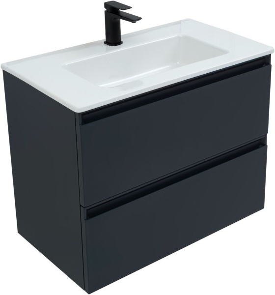 Тумба с раковиной Allen Brau Eclipse 80 1.E1002.AM антрацит матовый