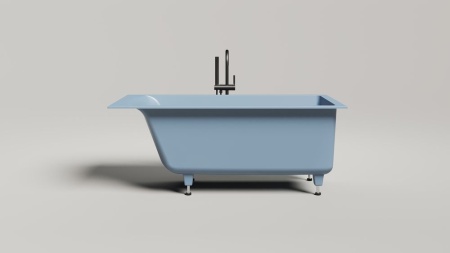 Ванна встраиваемая Salini CASCATA KIT 150x70, S-Sense, глянцевый белый 105012G