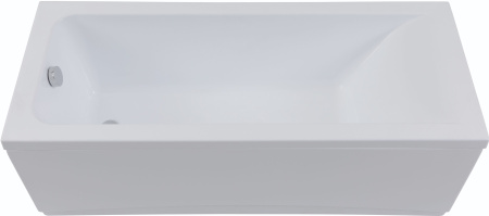 Акриловая ванна STWORKI Стокгольм 165x70 см, встраиваемая, белая, с каркасом