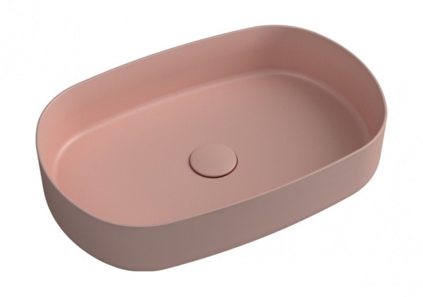 Раковина ISVEA Infinity накладная 550*360*120 цвет лососевый матовый 10NF65055SV-2S