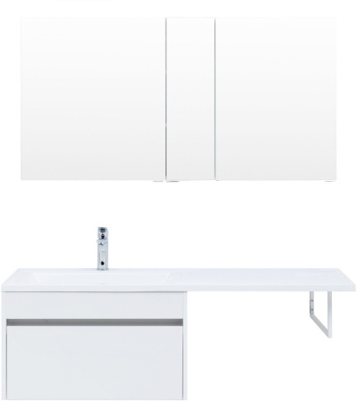 Тумба под раковину Aquanet Токио 68 белый (подвесная, 1 ящик)