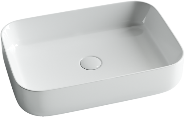 Умывальник Ceramicanova чаша накладная неправильной формы Element 550x400x140мм