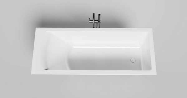 Ванна встраиваемая Salini CASCATA KIT 170x70 покраска по RAL полностью, S-Sense, матовый 104813MF
