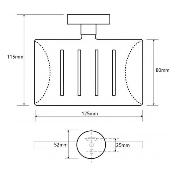 Мыльница для ванной Bemeta Trend-i 104108082h