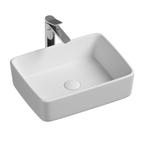 Умывальник Ceramicanova накладной Element 500x380x120мм, с плоскостью под смеситель