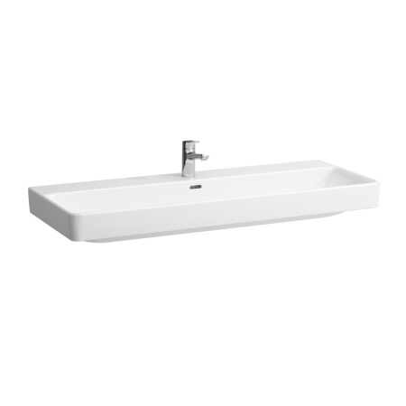 Подвесная раковина Pro S 120х47х9,5 см, 1 отверстие для смесителя, санфарфор 8.1496.5.000.104.1