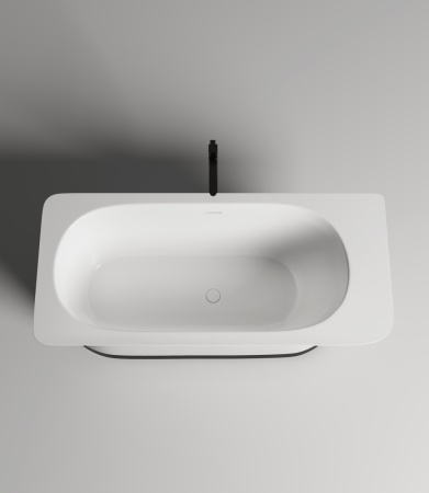 Ванна отдельностоящая Salini NINFEA 180x82, S-Stone, матовый белый 102721M