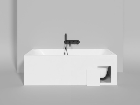 Ванна встраиваемая Salini ORLANDA KIT 170x70, S-Sense, глянцевый белый 102111G