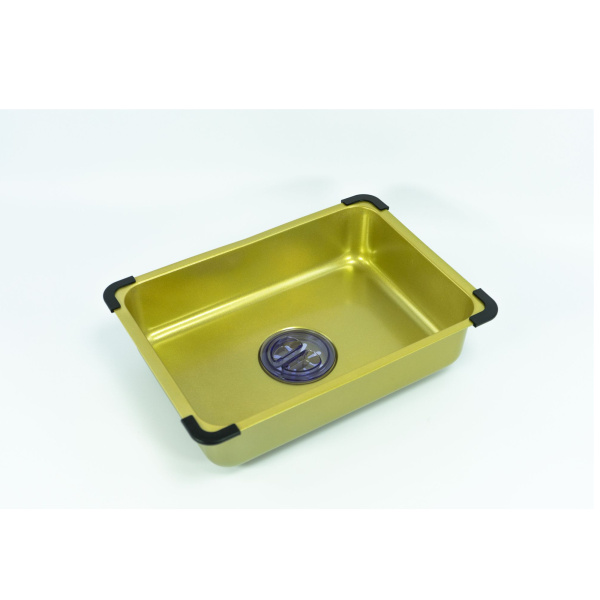 Многофункциональная кухонная мойка Fmark FSC002C, матовое золото