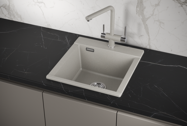 Мойка для кухни Granula Estetica 4701 базальт, 47х50 см, квадратная