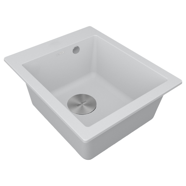 Мойка KANTE 40, IT-GRANIT, PM104249-WH, белый, 415х490 мм, Paulmark