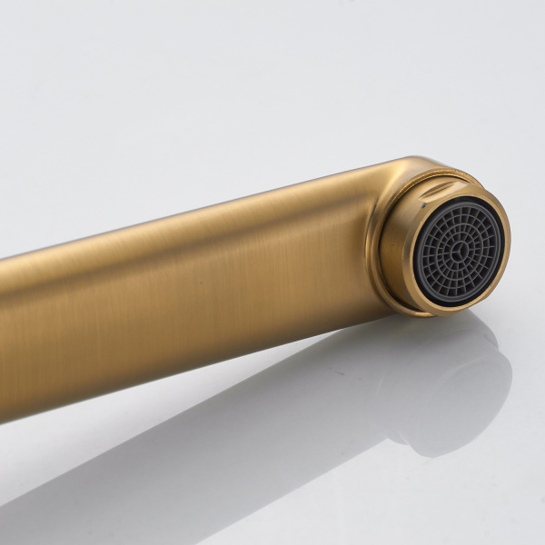 Смеситель для ванны Shevanik S4322G, золотой сатин