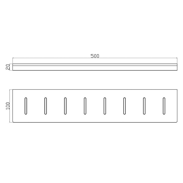 Полка для ванной WONZON & WOGHAND, Черный (WW-9127-BL)