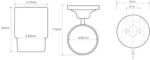 Стакан Bemeta Retro 144310012