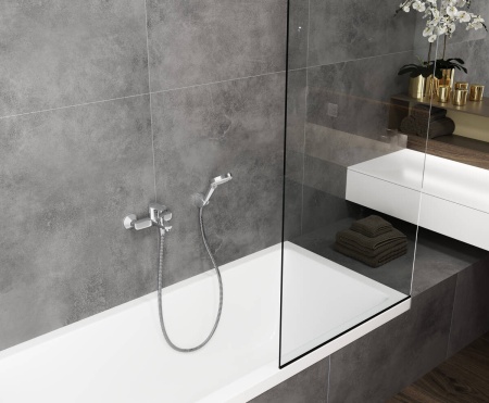 Hansgrohe Vernis Blend Смеситель для ванны однорычажный внешнего монтажа хром 71440000