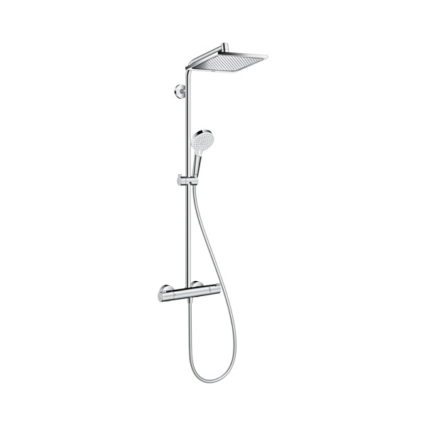 Hansgrohe Crometta E Showerpipe 240 1jet душевая система с термостатом хром 27271000