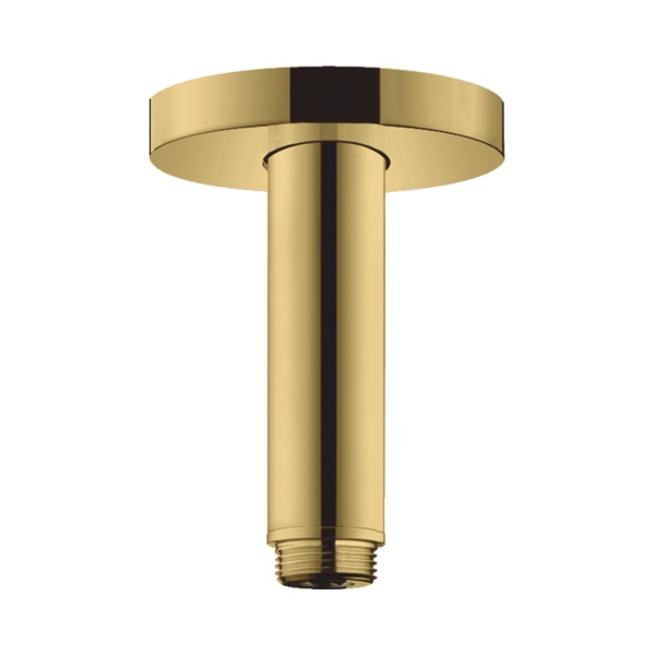 Hansgrohe Потолочное подсоединение S 100 мм золото 27393990