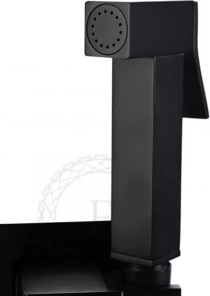 Смеситель встраиваемый с гигиеническим душем FILARETE Fing FL101 Черный матовый