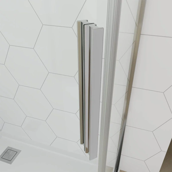Душевой угол Veconi Ottimo P10 CH, 1000x1000x1900, хром, стекло матовое