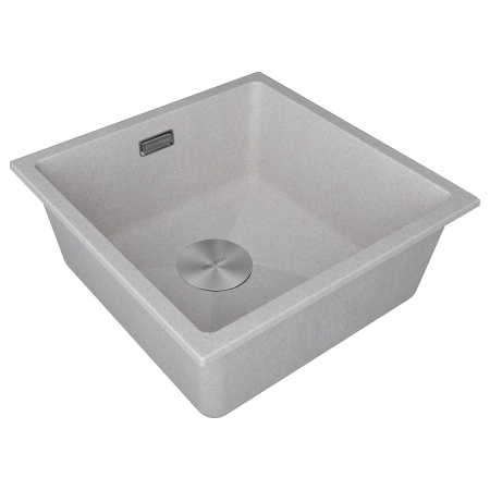 Мойка LUMI 45UNI, IT-GRANIT, LU45-BE, бежевый, 455х460, Paulmark