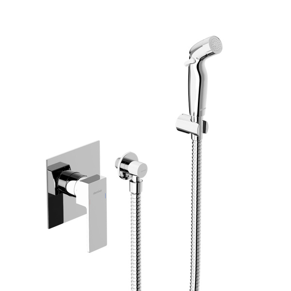 537510000 Gala Смеситель Damixa монтируемый в стену с гигиеническим душем, хром