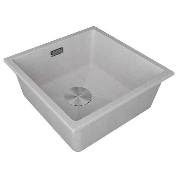 Мойка LUMI 45UNI, IT-GRANIT, LU45-BE, бежевый, 455х460, Paulmark
