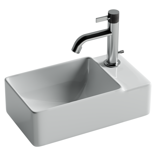 Умывальник Ceramicanova чаша накладная прямоугольная Element 605x375x145мм