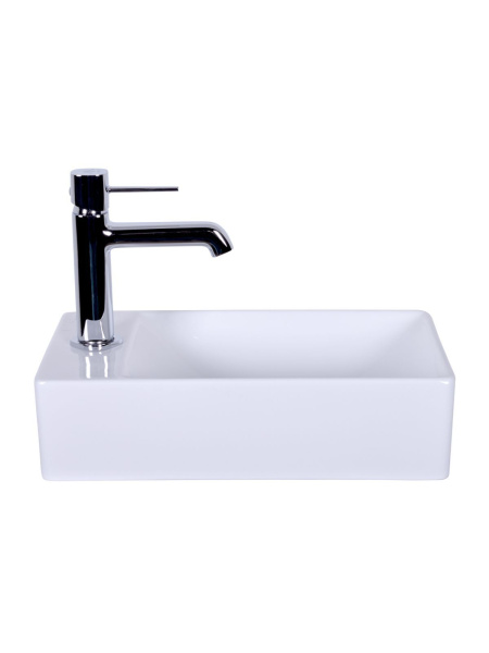 Раковина правая Orange B05-375RW санфарфор, белый глянец