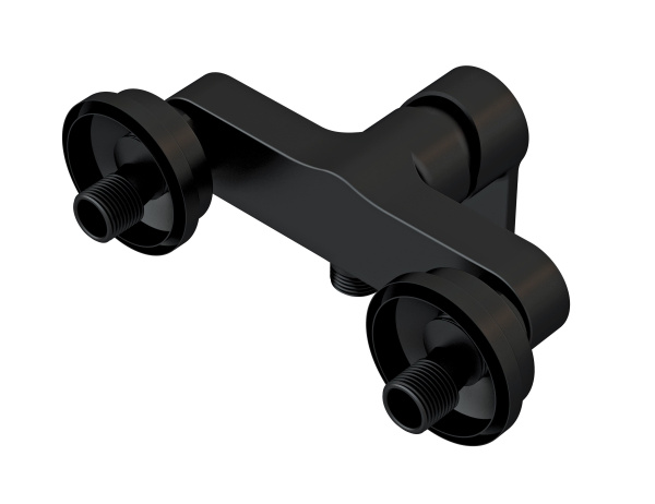 Смеситель для душа Cersanit BRASKO BLACK однорычажный черный, 63109