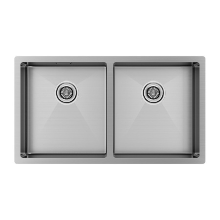 Мойка нерж. сталь GERBERG 78/2 UNI, PM237844-BS, брашированная нерж.сталь, 780х440мм, Paulmark