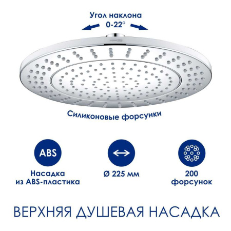 A113.067.127.CH Thermo Душевой комплект WasserKRAFT с термостатическим смесителем
